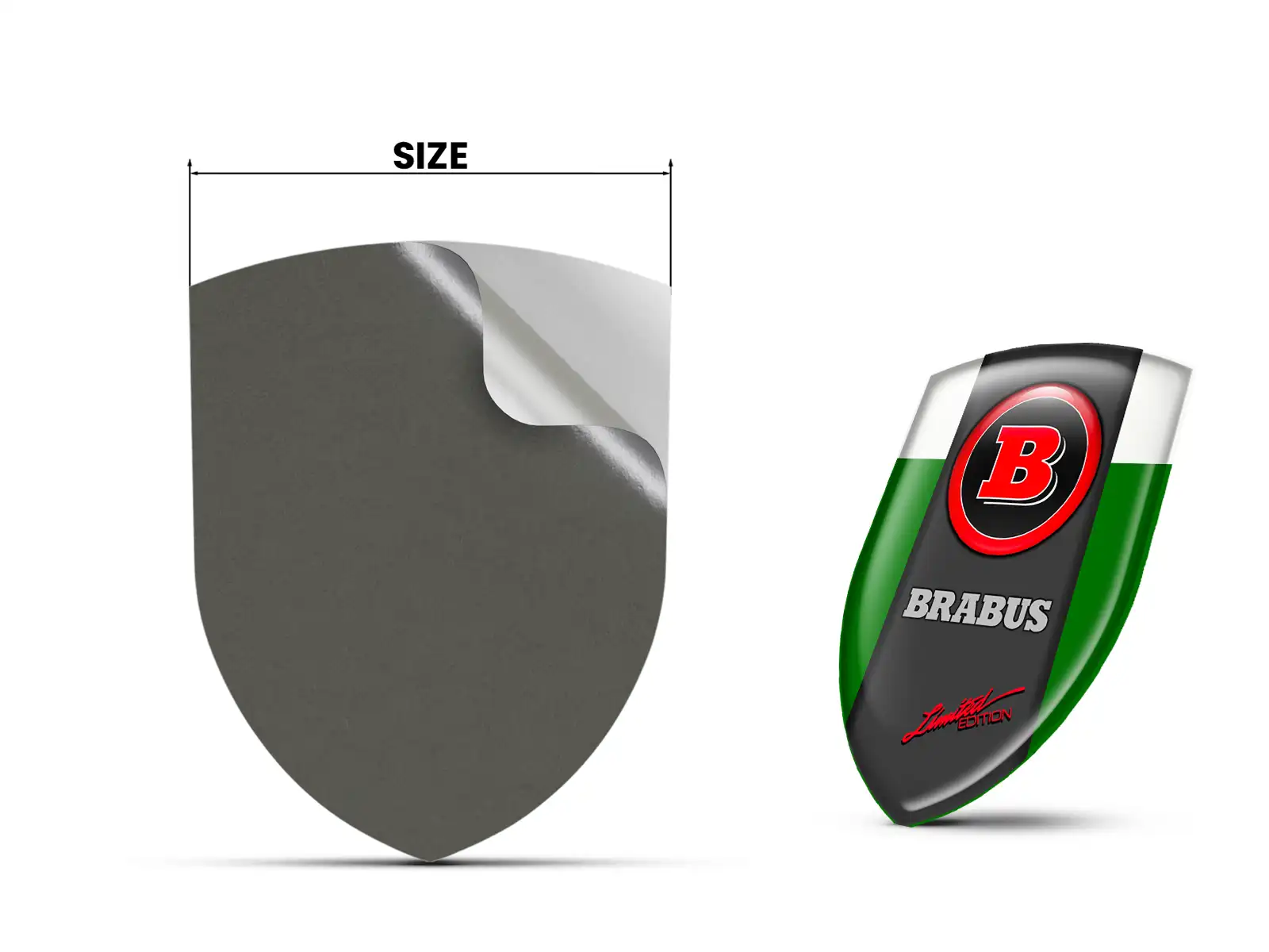 Brabus Pegatinas Logo Negocio Edición Estrella Minimalista